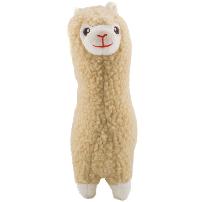 Liverpool FC Plush Llama - Soft Cream Fleece with Woven Liverbird Crest, 100 Polyester Home Decor Stuffed Animal