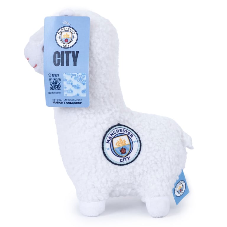 Manchester City FC 100 Polyester Plush Llama Crest Edition