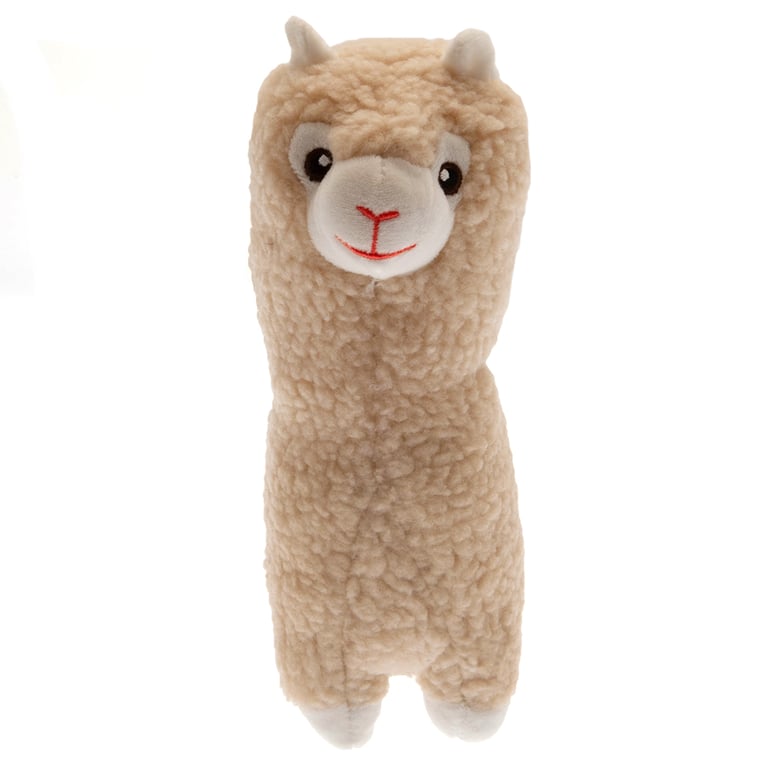 Manchester United FC Plush Llama - 100 Polyester, Soft Cream Cuddle Toy with Full Colour Crest
