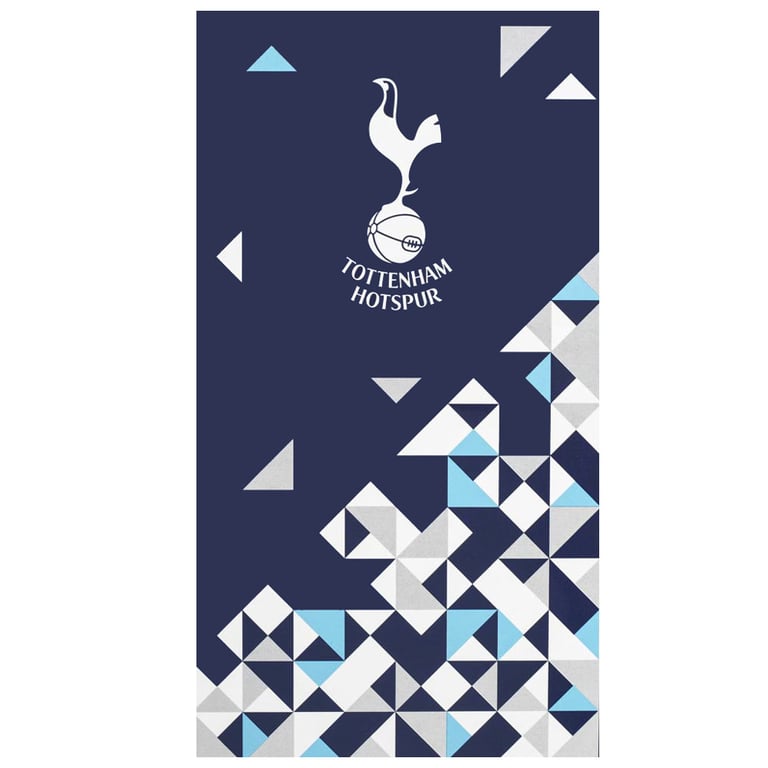 Tottenham Hotspur FC 100 Cotton Velour Particle Design Beach Towel - Large Soft Crest Towel
