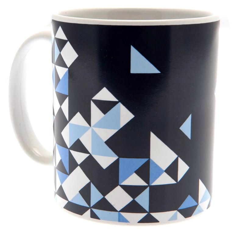 Manchester City FC Ceramic Coffee Mug - Full Colour Crest Design