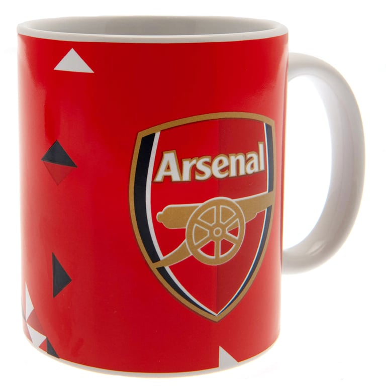 Arsenal FC Ceramic Mug - Full Colour Crest Design