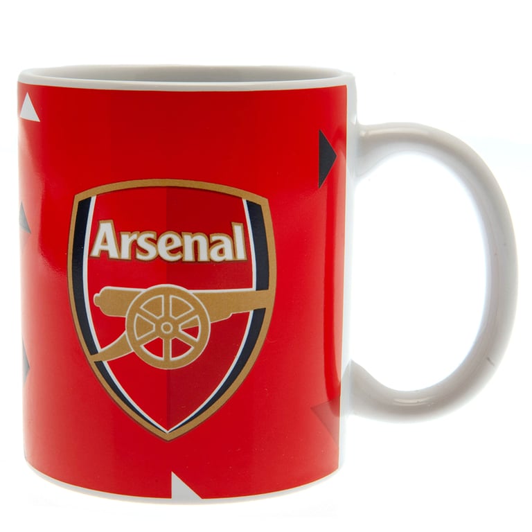 Arsenal FC Ceramic Mug - Full Colour Crest Design