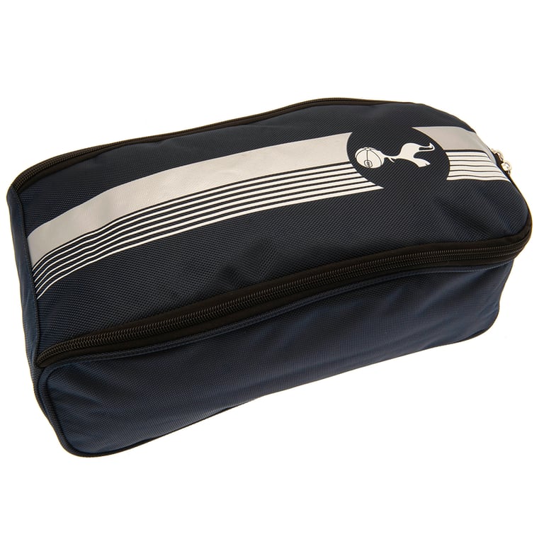 Tottenham Hotspur FC Ultra Boot Bag - White Crest Storage with Double Zip Closure