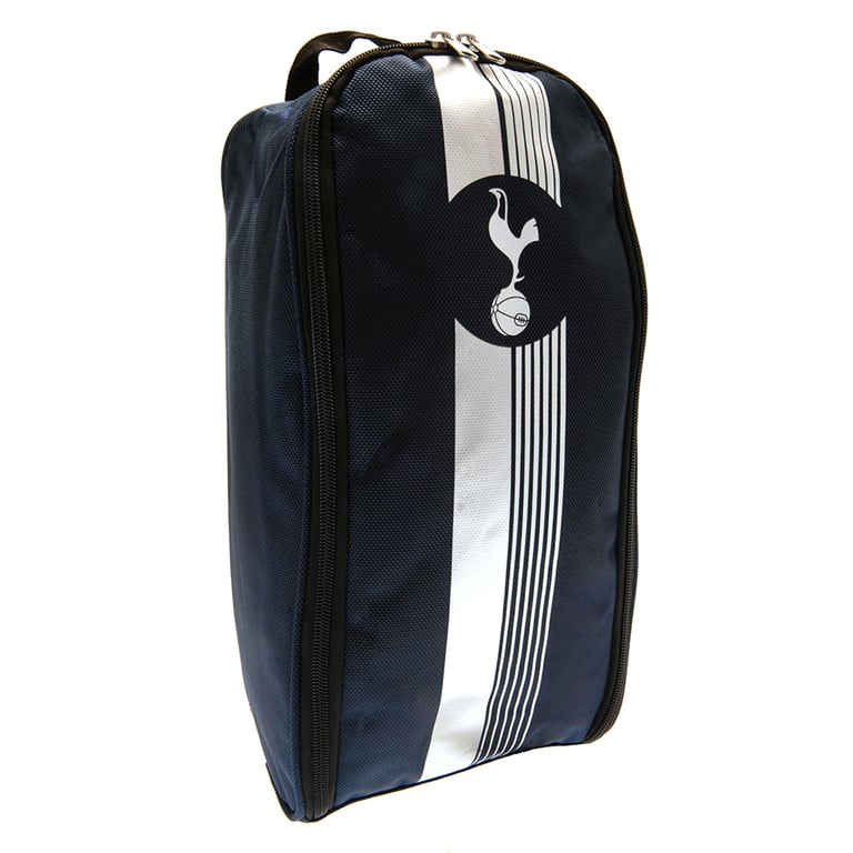 Tottenham Hotspur FC Ultra Boot Bag - White Crest Storage with Double Zip Closure