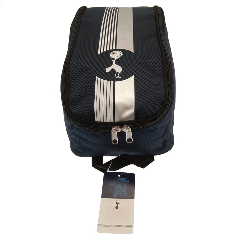 Tottenham Hotspur FC Ultra Boot Bag - White Crest Storage with Double Zip Closure