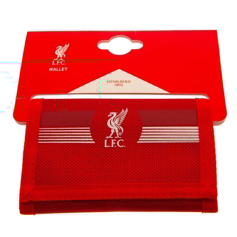 Liverpool FC Ultra Wallet - Full Colour Crest Design with 5 Compartments and External Zipped Pocket