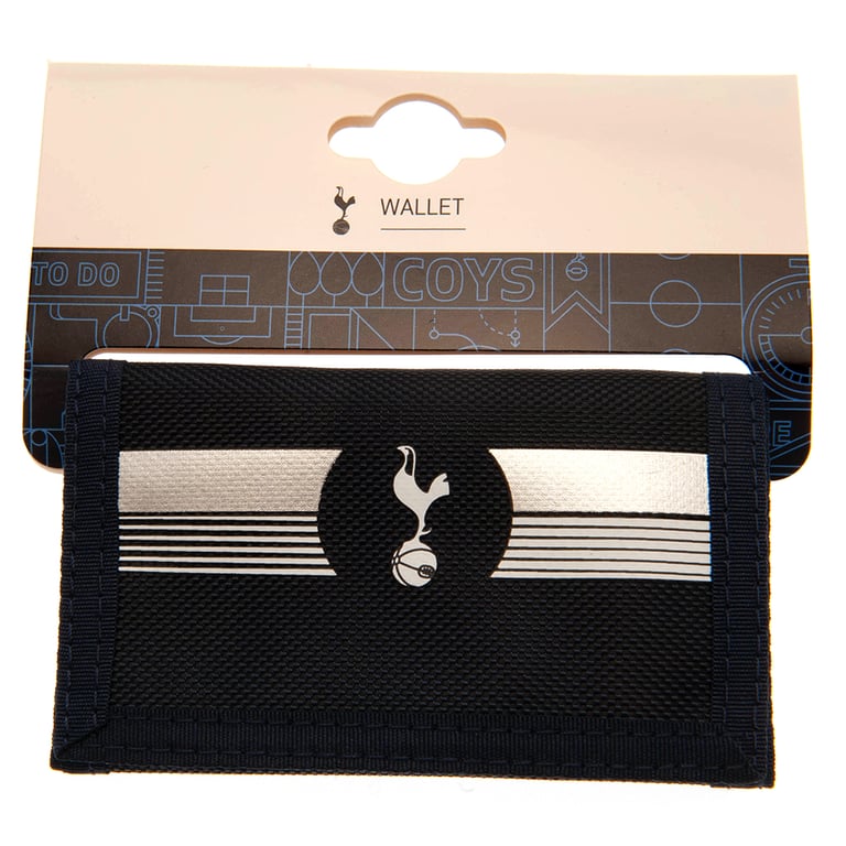 Tottenham Hotspur FC Ultra Wallet - Full Colour Crest Design, 5 Internal Compartments, Wipe Clean Polyester