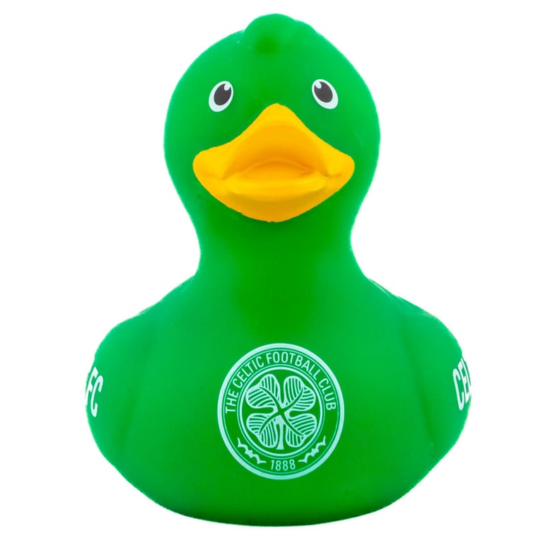 Celtic FC Green Bath Time Rubber Duck with Club Crest