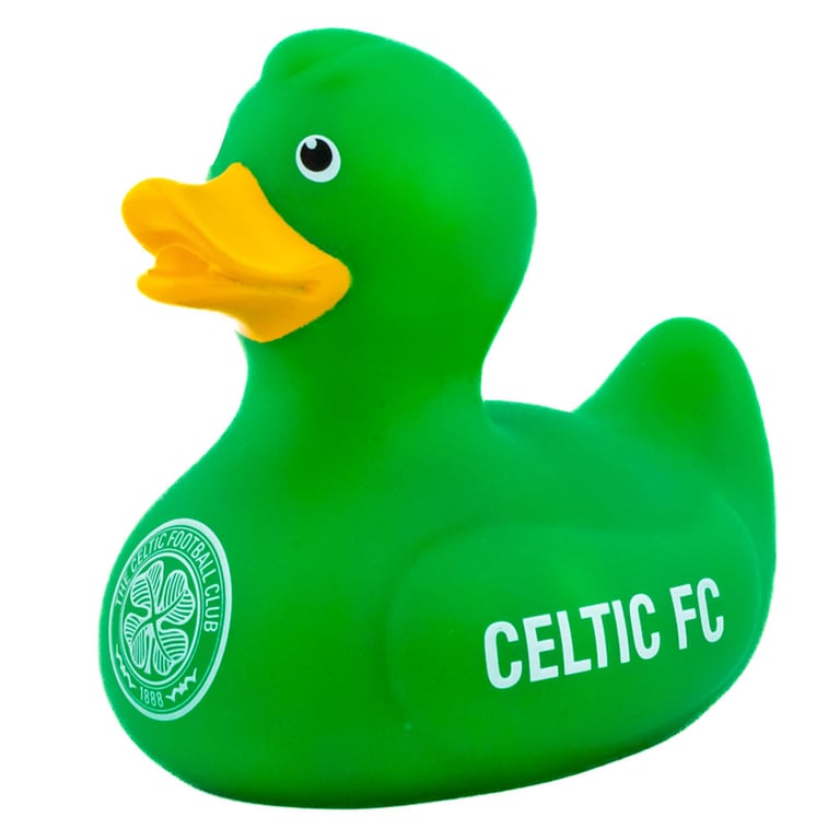 Celtic FC Green Bath Time Rubber Duck with Club Crest