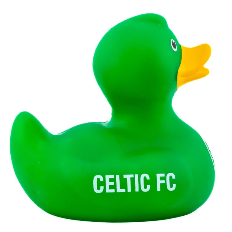 Celtic FC Green Bath Time Rubber Duck with Club Crest