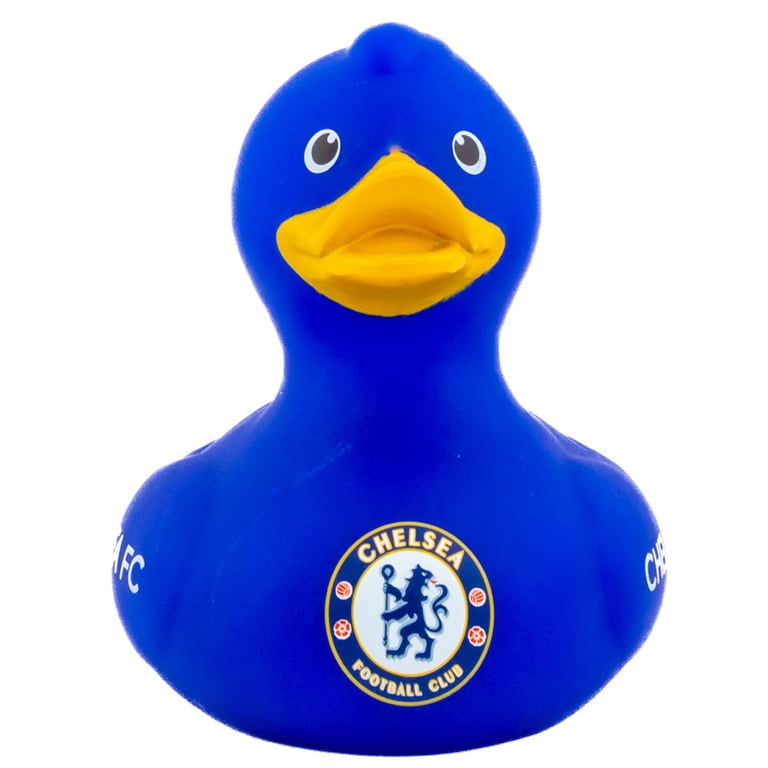 Chelsea FC Bath Time Blue Rubber Duck with Club Crest