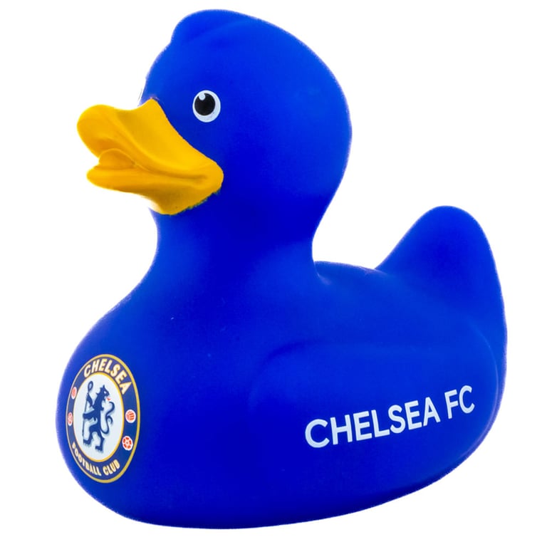 Chelsea FC Bath Time Blue Rubber Duck with Club Crest