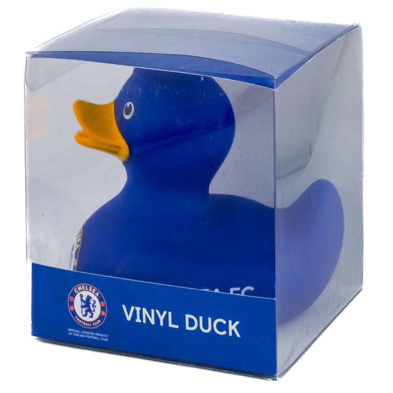 Chelsea FC Bath Time Blue Rubber Duck with Club Crest