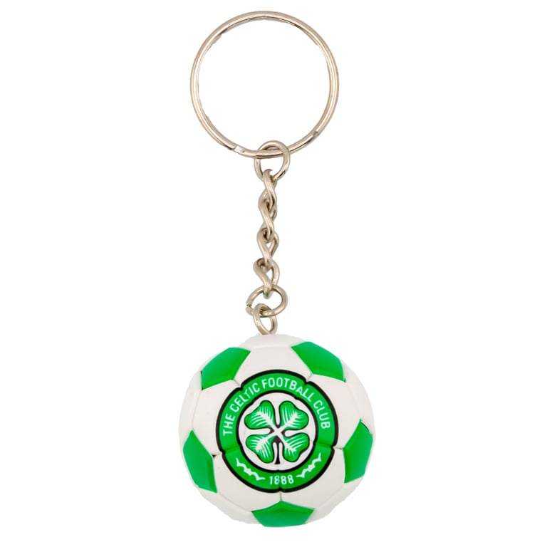 Celtic FC Football Shaped Keychain - Detailed Souvenir for Fans