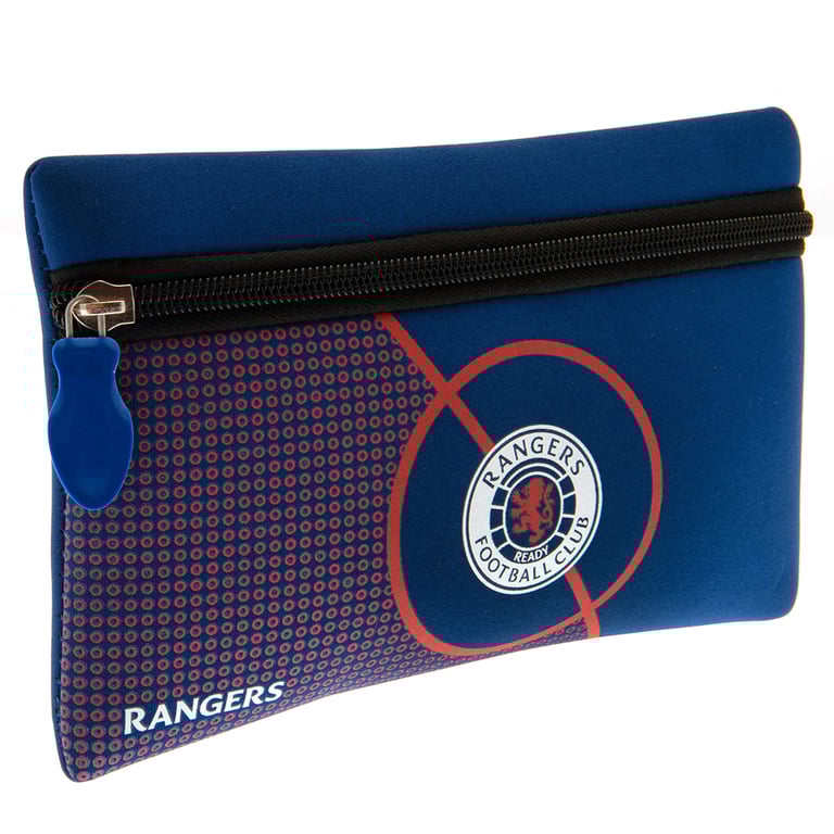 Rangers FC Centre Spot Neoprene Zipped Pencil Case - Essential Team Gear