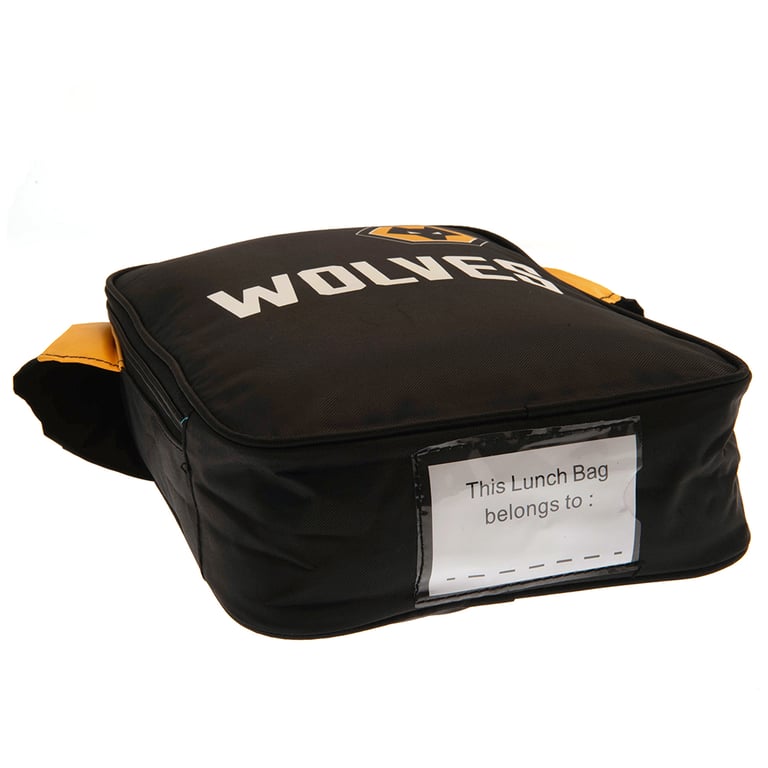 Wolverhampton Wanderers FC Double Zipped Insulated Kit Lunch Bag