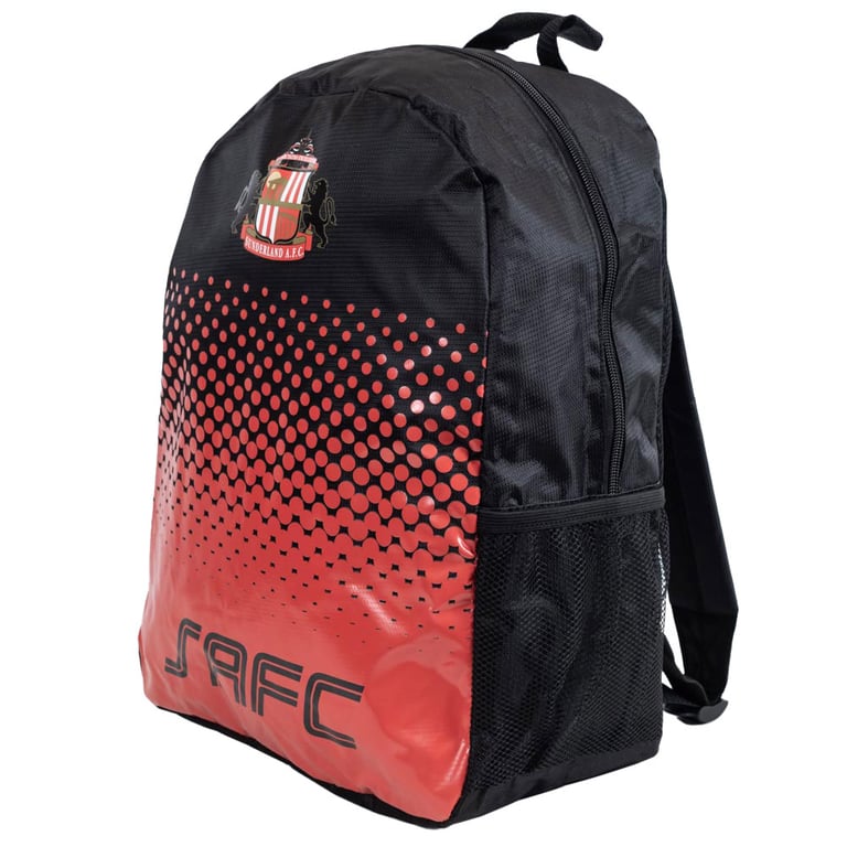 Sunderland AFC Fade Design Backpack - Padded Back Panel and Easy Access