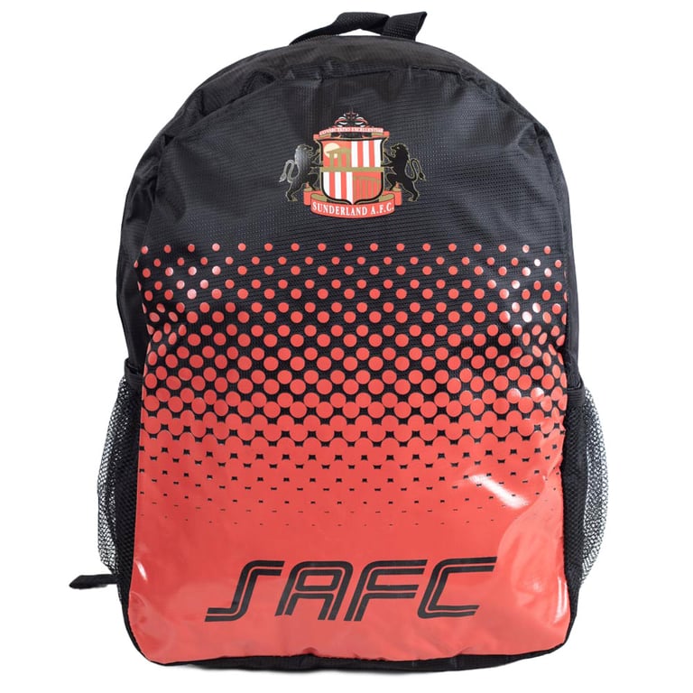 Sunderland AFC Fade Design Backpack - Padded Back Panel and Easy Access