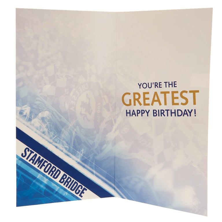 Chelsea FC No.1 Dad Birthday Card - Personalised Football Fan Gift