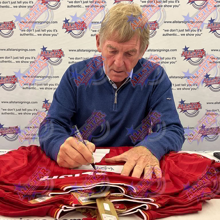 Liverpool FC 1986 Dalglish Signed Replica Shirt (Framed)
