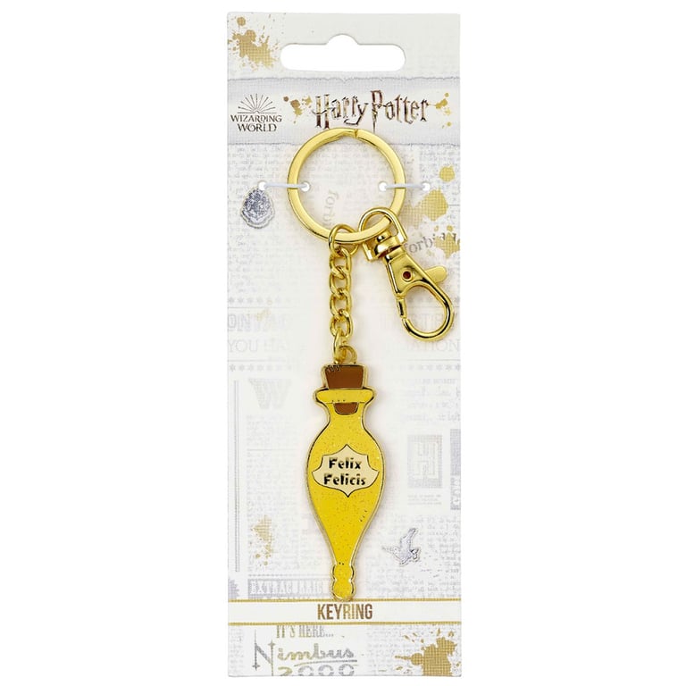 Harry Potter Felix Felicis Glow Keyring - Lucky Potion Charm Accessory