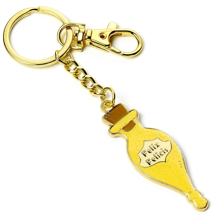 Harry Potter Felix Felicis Glow Keyring - Lucky Potion Charm Accessory