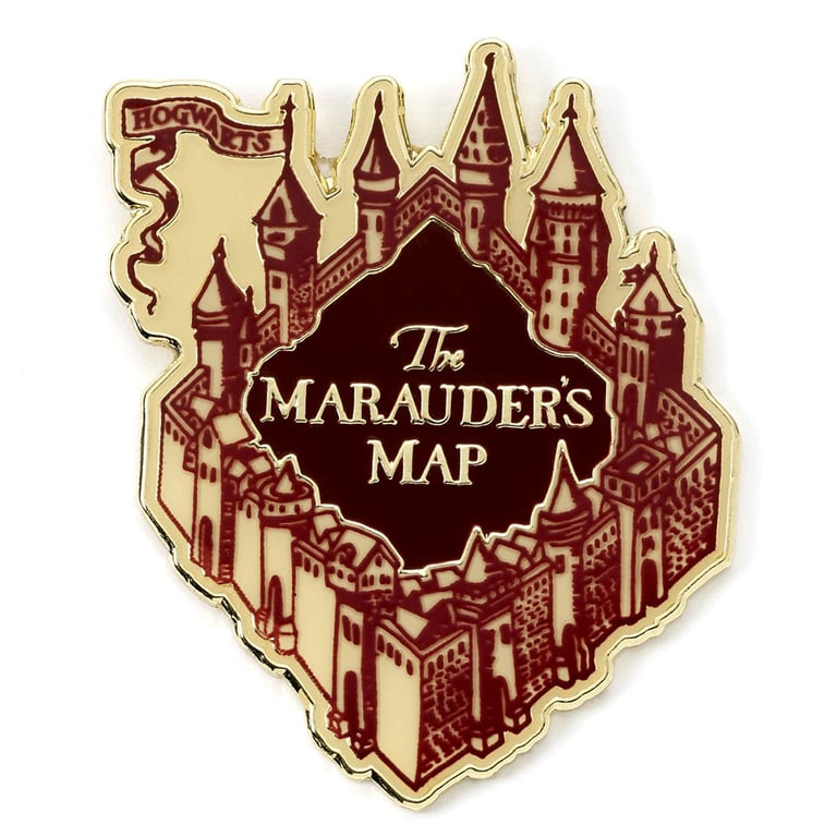 Harry Potter Enamel Marauders Map Pin Badge - Collectible Detail