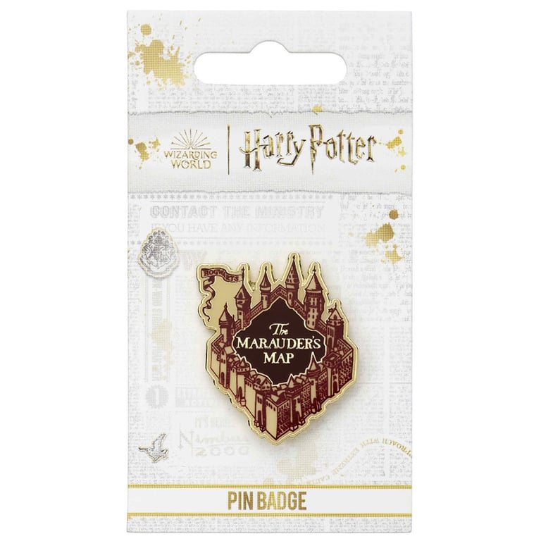 Harry Potter Enamel Marauders Map Pin Badge - Collectible Detail