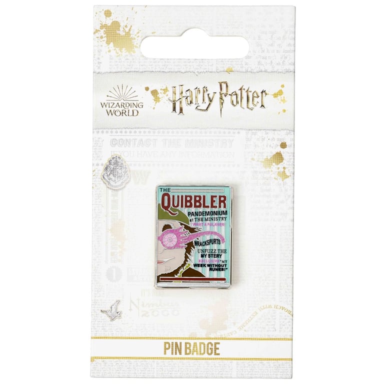Harry Potter Quibbler Enamel Pin Badge - Wizard Collectible Accessory