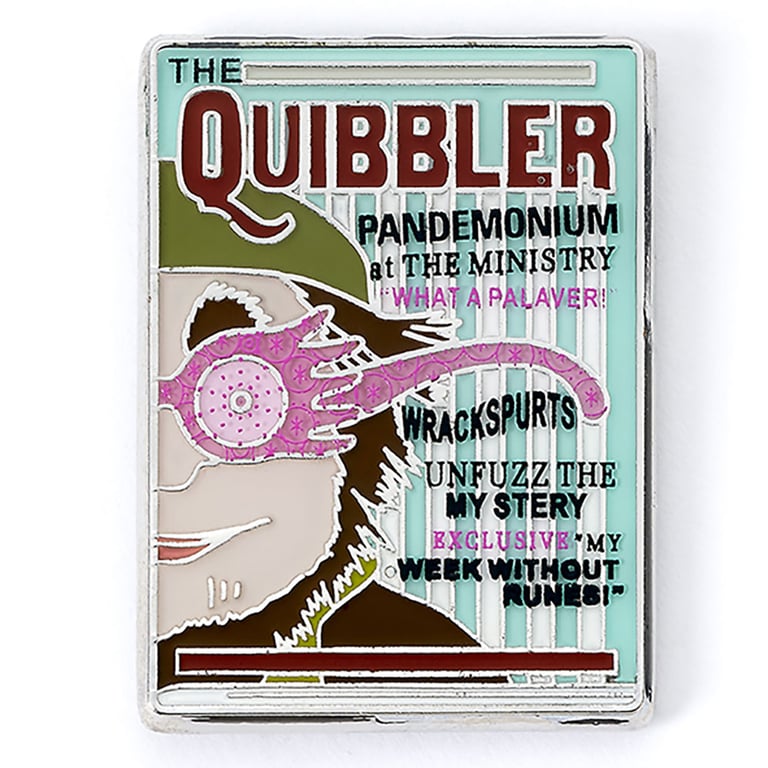 Harry Potter Quibbler Enamel Pin Badge - Wizard Collectible Accessory