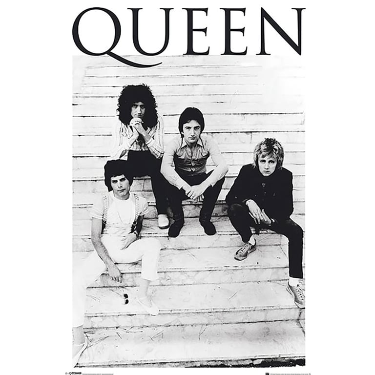 Queen Poster - 1981 Brazil Tour Maxi Print, High Resolution Artwork on Gloss Paper