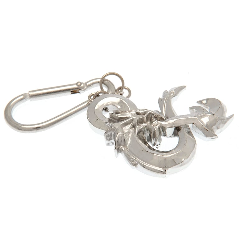 Dungeons & Dragons 3D Metal Keychain with Iconic Logo Charm