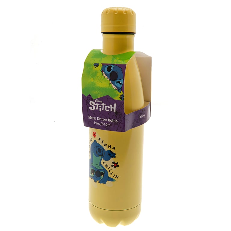 Lilo & Stitch Stainless Steel Thermal Flask - 24hr Temperature Control & Screw Top Lid