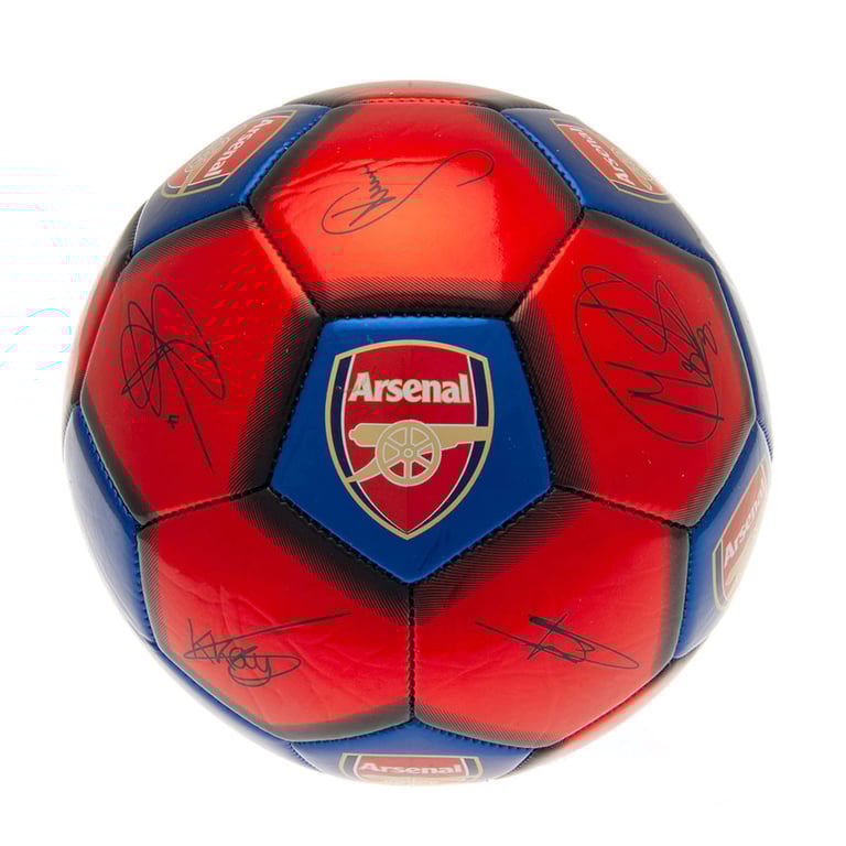 Arsenal FC Sig 26 Panel Skill Practice Ball with Official Player Signatures