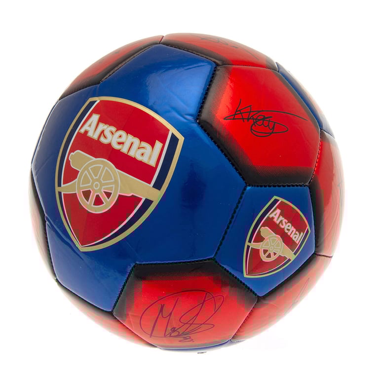 Arsenal FC Sig 26 Panel Skill Practice Ball with Official Player Signatures