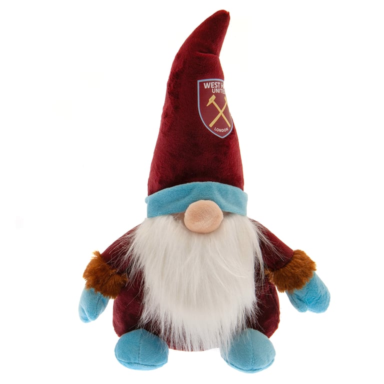 West Ham United FC Claret and Blue Plush Gonk - Soft Touch Football Mascot Gift