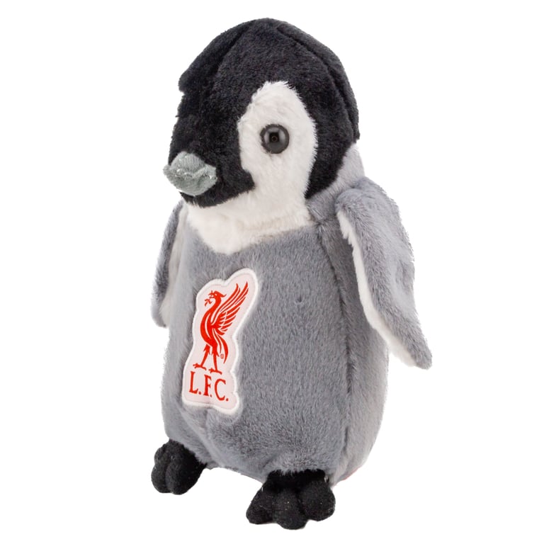 Liverpool FC Plush Penguin - Soft Cuddly 100 Polyester Toy Featuring LFC Liverbird Crest
