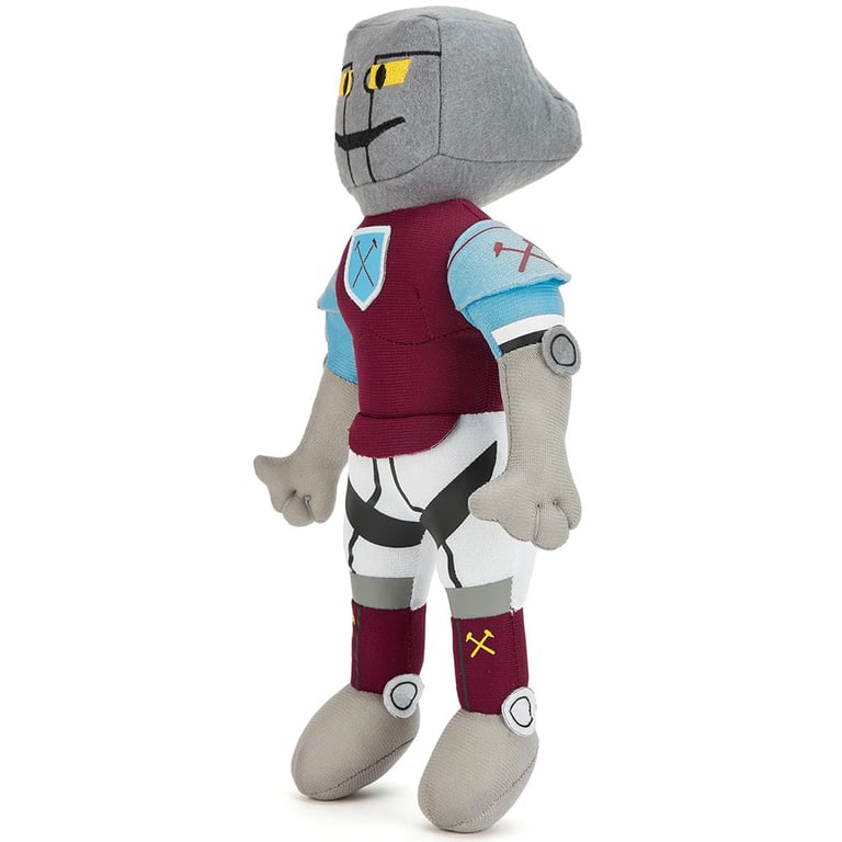 West Ham United FC Plush Mascot - 100 Polyester Soft Toy with Irons Crest