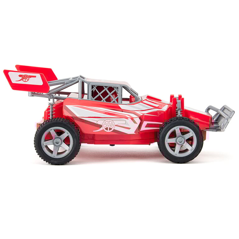 Arsenal FC 1:18 Scale Remote Control Speed Buggy with Xenon Headlights and Dual Racing Capability