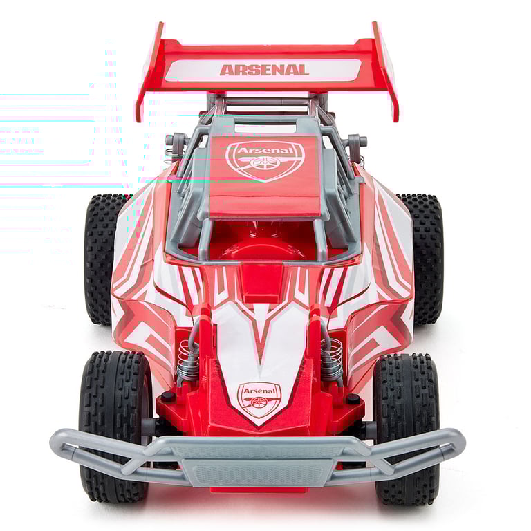 Arsenal FC 1:18 Scale Remote Control Speed Buggy with Xenon Headlights and Dual Racing Capability