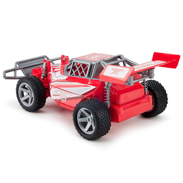 Arsenal FC 1:18 Scale Remote Control Speed Buggy with Xenon Headlights and Dual Racing Capability