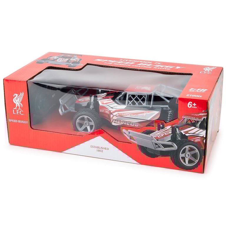 Liverpool FC 1:18 Scale Remote Control Speed Buggy - Dual Racing Experience with LED Headlights