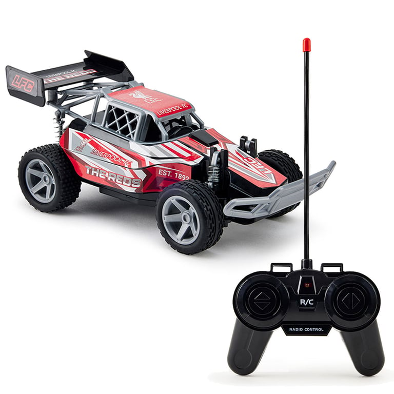 Liverpool FC 1:18 Scale Remote Control Speed Buggy - Dual Racing Experience with LED Headlights