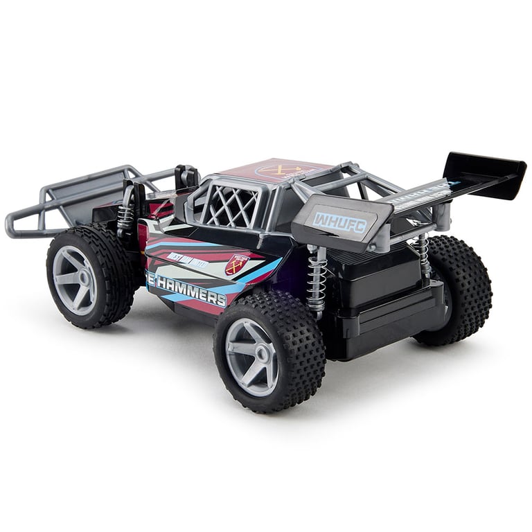 West Ham United FC 1:18 Scale Remote Control Speed Buggy with Dual Racing Experience and Xenon LED Headlights