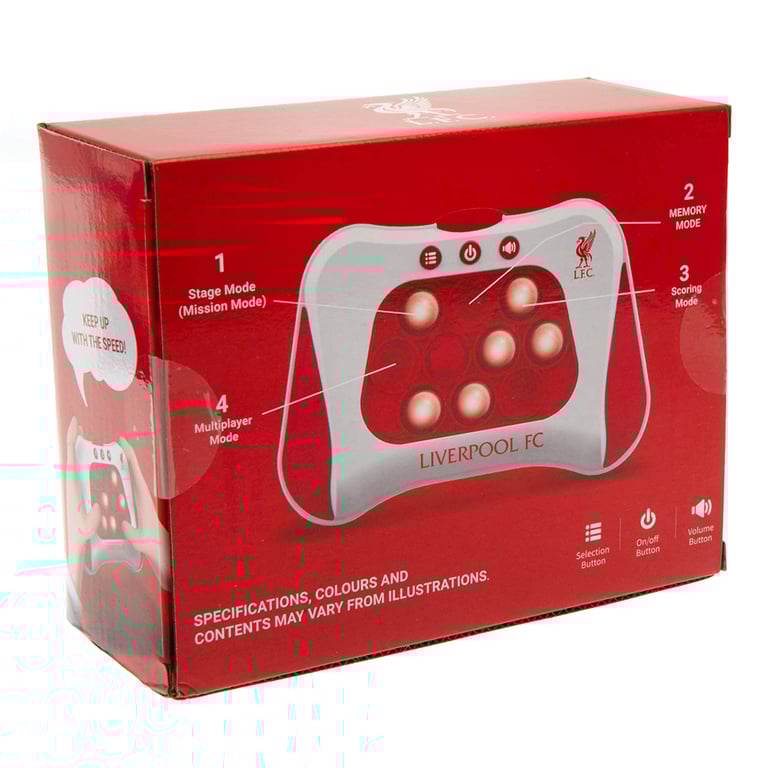Liverpool FC Pop Puzzle Game - Handheld Multiplayer Sensory Fidget Toy for Kids