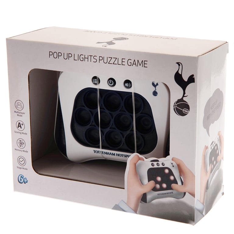 Tottenham Hotspur FC Handheld Fidget Puzzle Game - Memory Mode & Multiplayer Fun