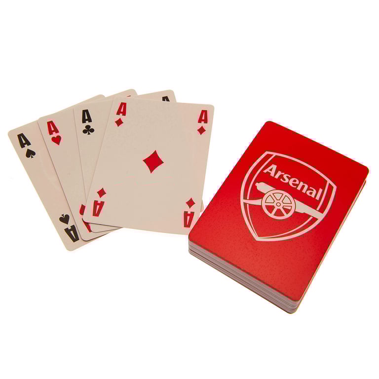 Arsenal FC Executive Playing Cards - Official Crest Adorned Deck