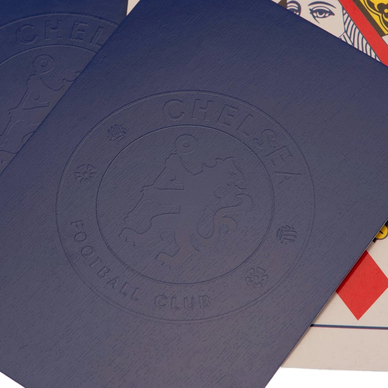 Chelsea FC Executive Playing Cards - Official Crest Adorned Deck