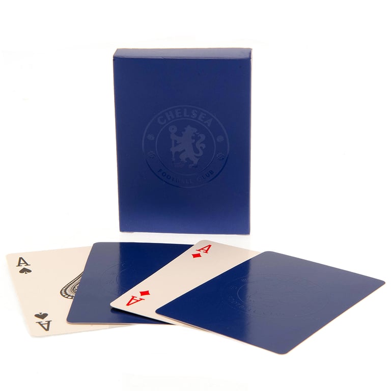 Chelsea FC Executive Playing Cards - Official Crest Adorned Deck